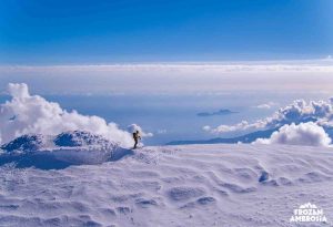 Ski touring in Psiloritis, Crete