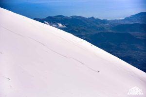 Ski touring in Psiloritis, Crete