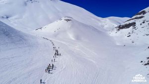 Ski touring in Psiloritis, Crete